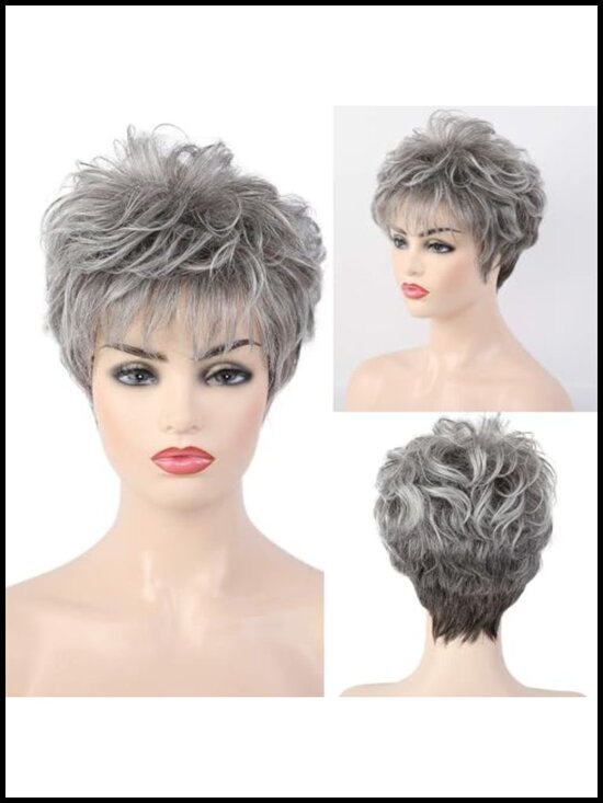 Short Curly Pixie Cut Wig - Easy-Care Human Hair with Capless Cap & Adjustable main image 5